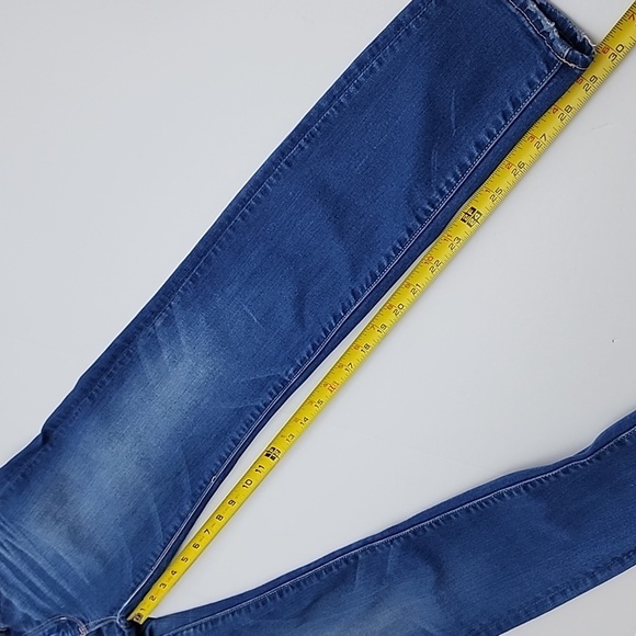 American Eagle Women's Jegging Super Stretch X Denim Blue Jean Faded Size 6 Long - Picture 16 of 16